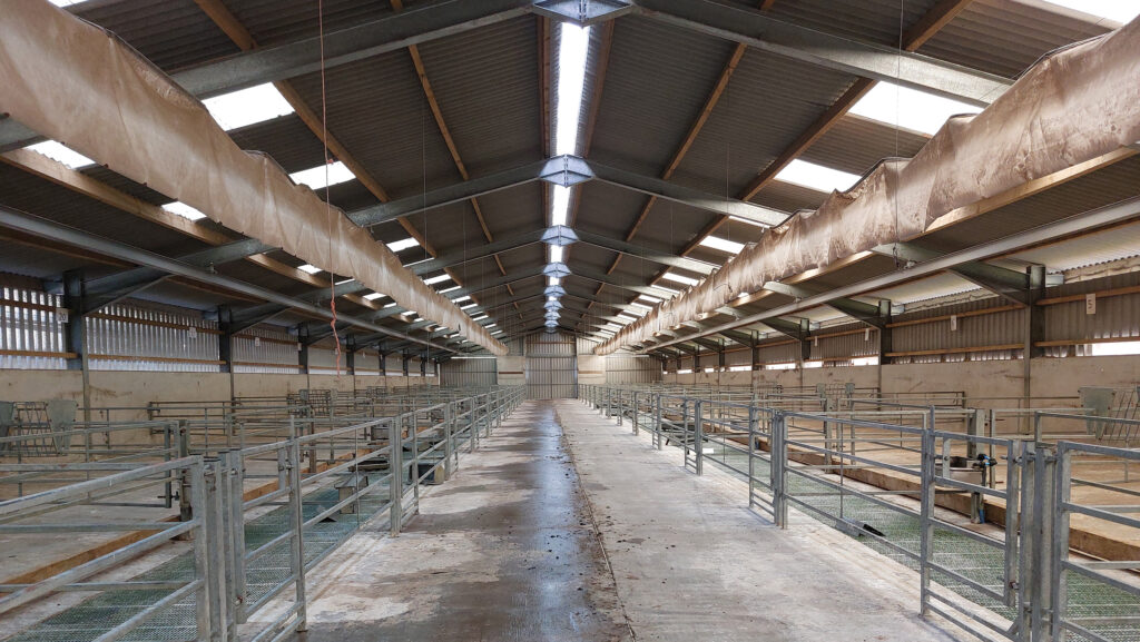 Purpose-built shed at Over Garrel