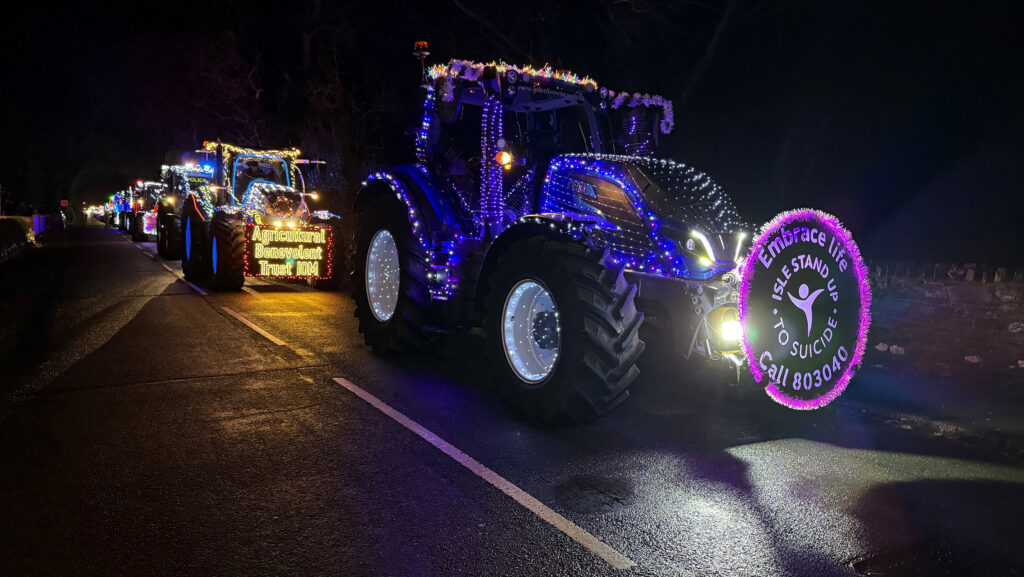 Isle of Man Christmas tractor run