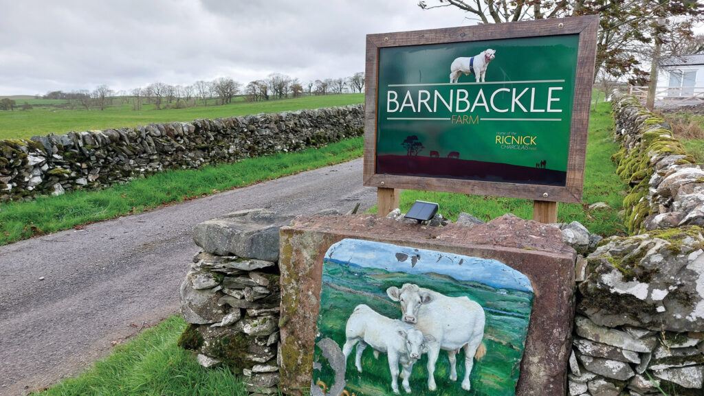 Barnbackle Farm sign