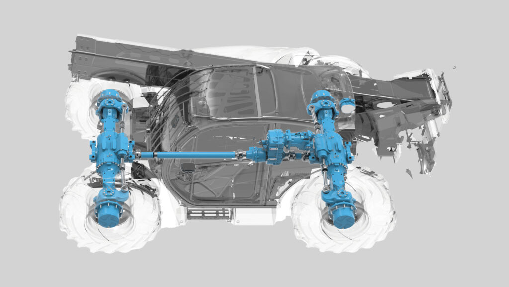 Dana telehandler driveline