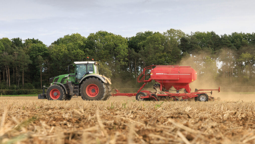Drilling winter wheat © Tim Scrivener