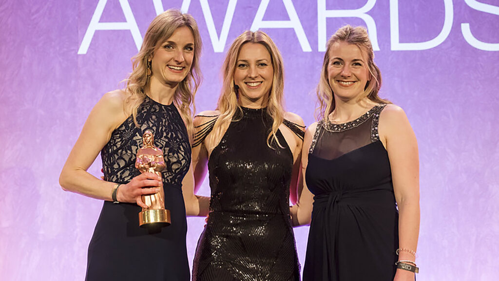 Sarah Glazebrook-Milner, Ami Copeland and Clarrie Dale © Robin Savage Photography
