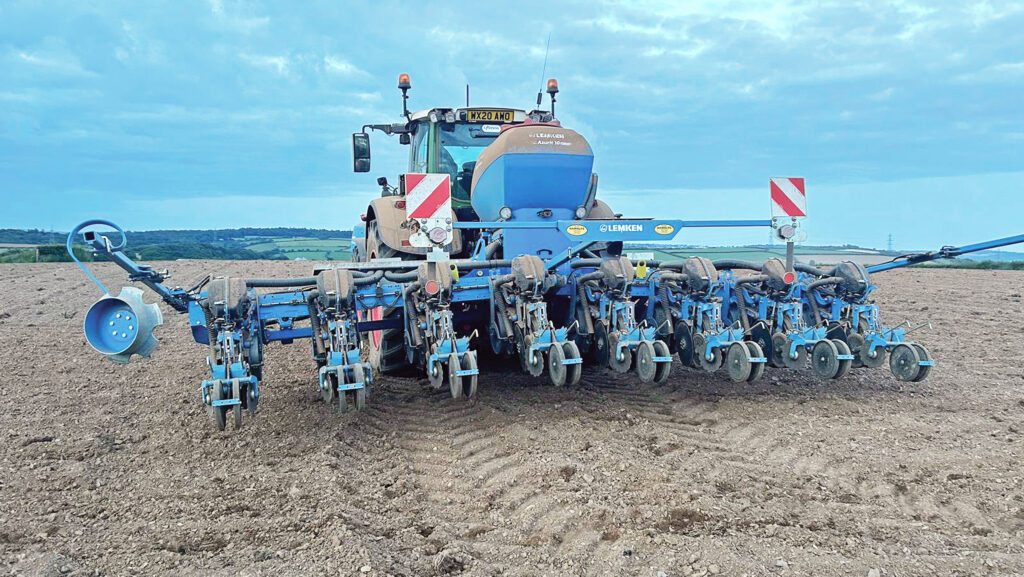 Lemken Azurit maize drill 