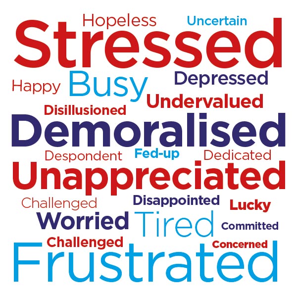Sentiment Survey word cloud
