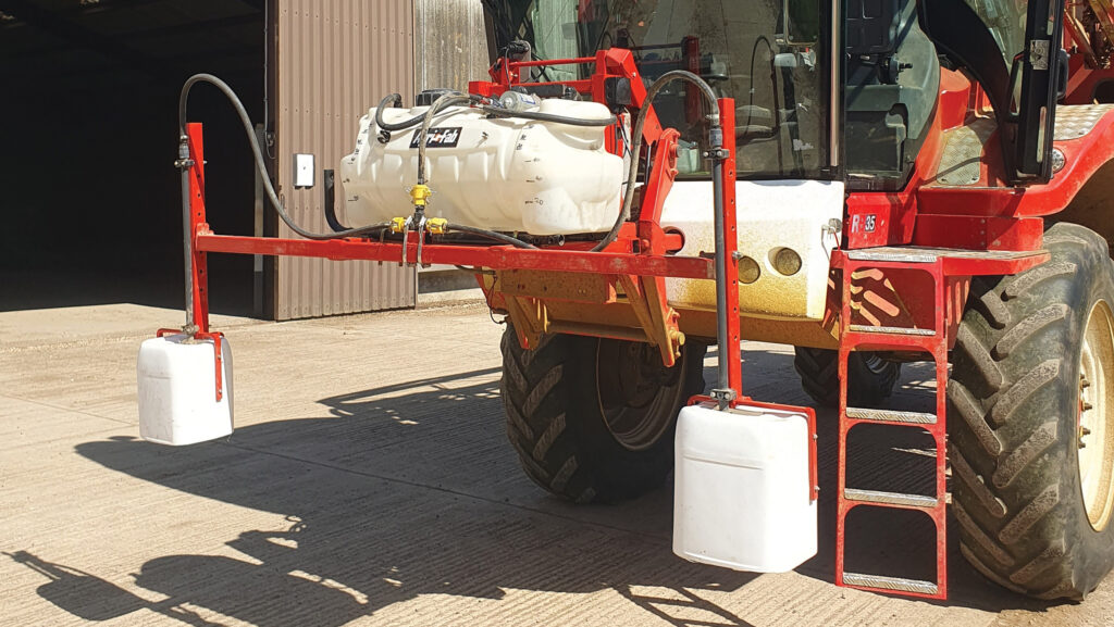 Andrew Wyatt's tramline sprayer