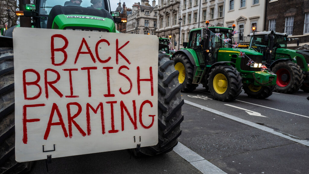 Westminster farmer protest back in December © Phil Weedon