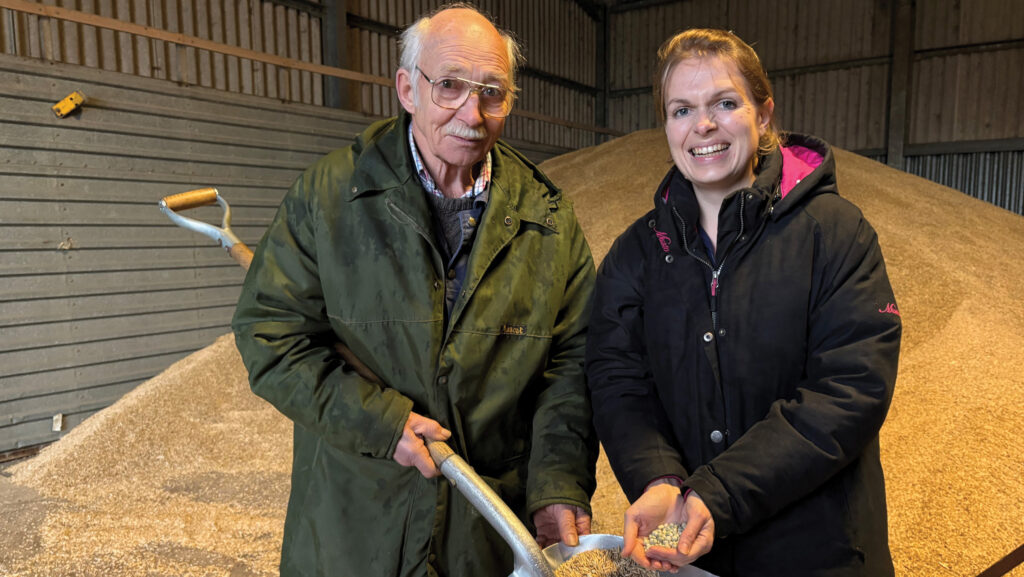 Hannah Darby and her uncle 