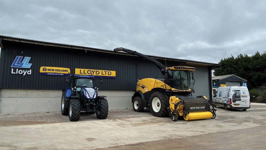 Tractors at Lloyd's Lancashire depot