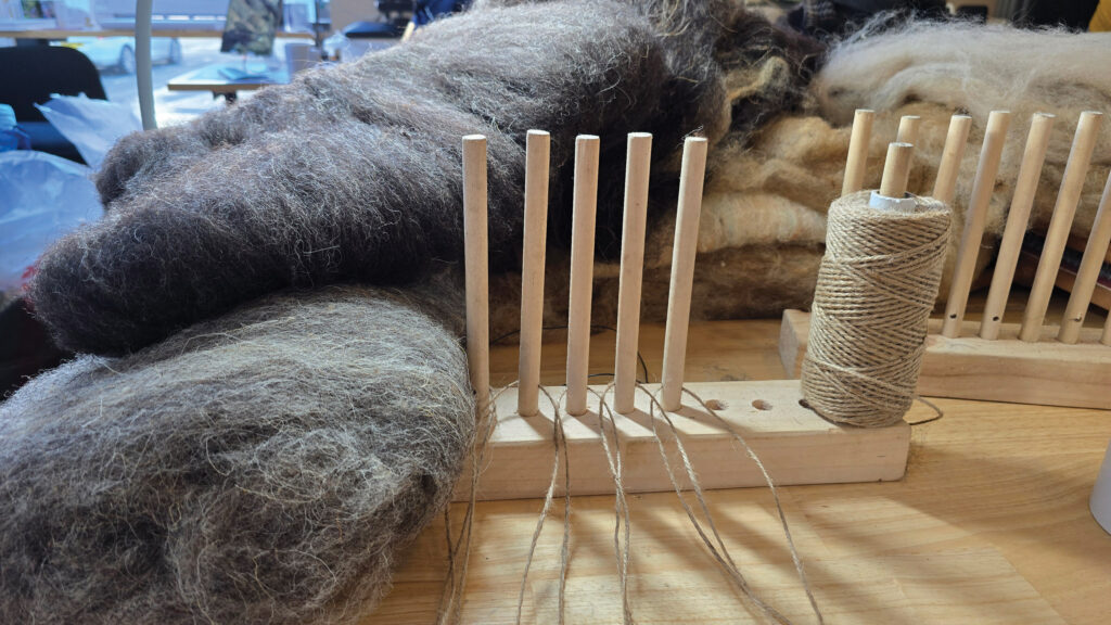 Wool and loom