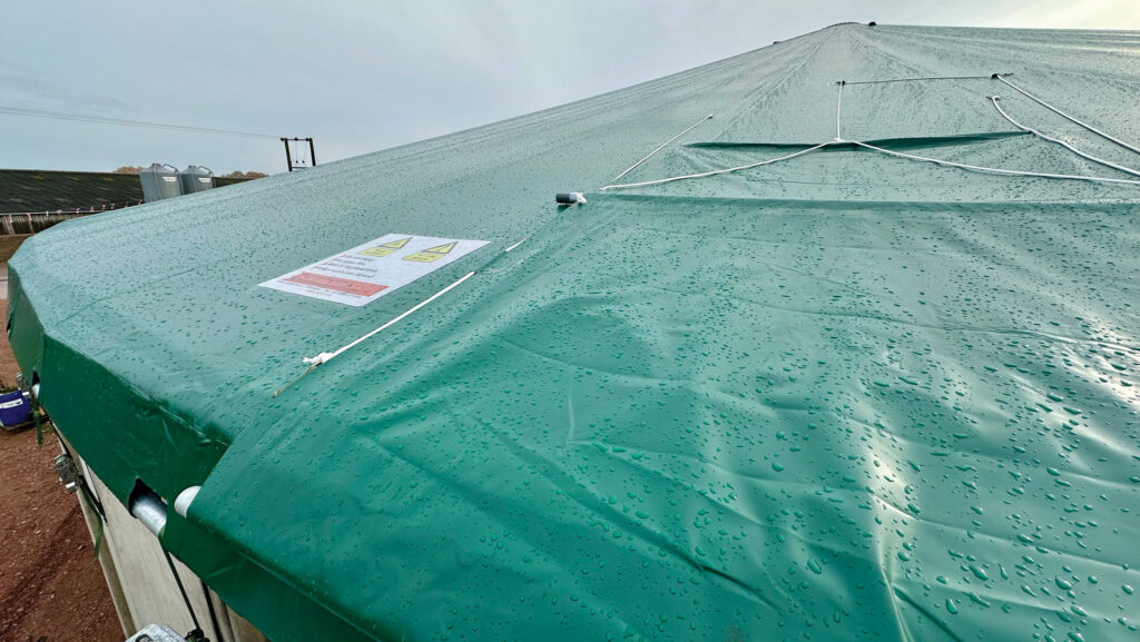 New slurry cover inspection flap