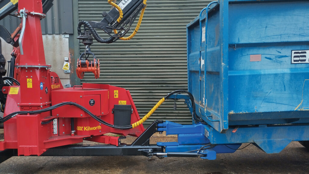 Mike Shrimpton's chipper trailer © Mike Shrimpton