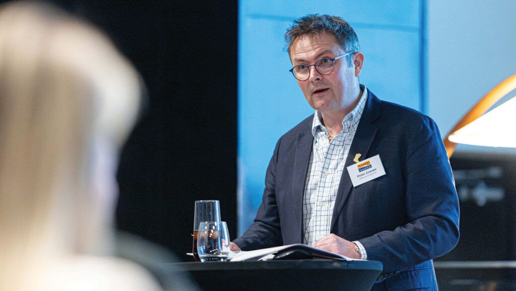 Peter Craven at FW's Transition annual dinner 2026