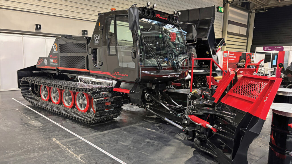 Lamma 2026: Prinoth BM430 snow groomer hits UK silage clamps