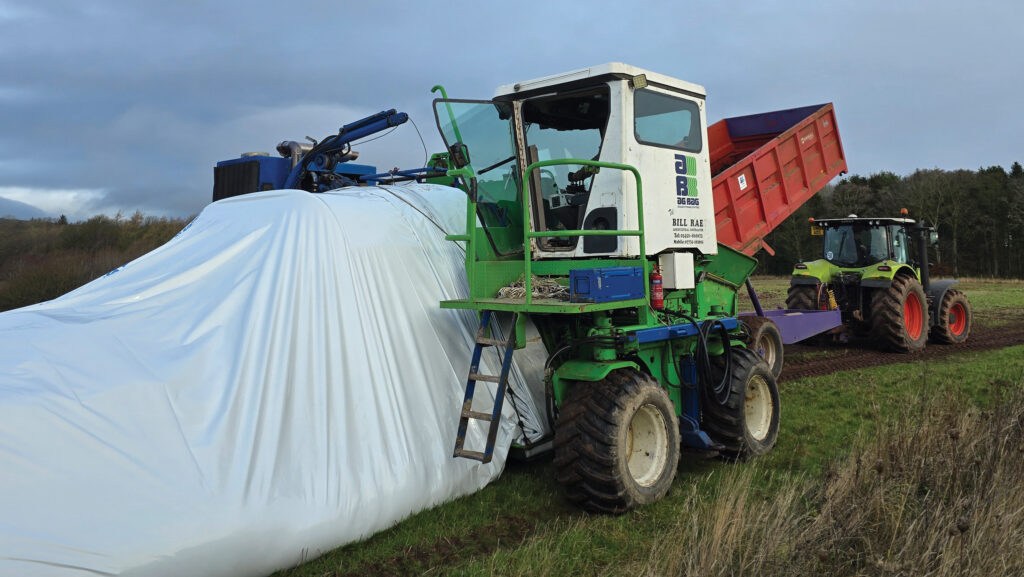 loading AgBag machine