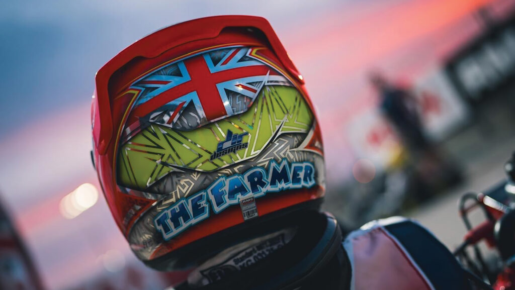 Tom Read's 'The Farmer' helmet