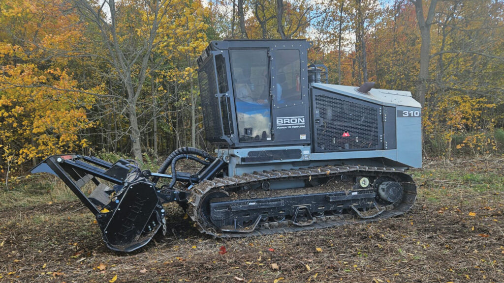 Bron tracked mulchers tackle heavy-duty farmland reclamation