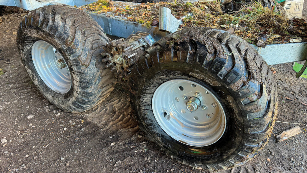 Cage wheel on Avestavagnen Ranger Pro