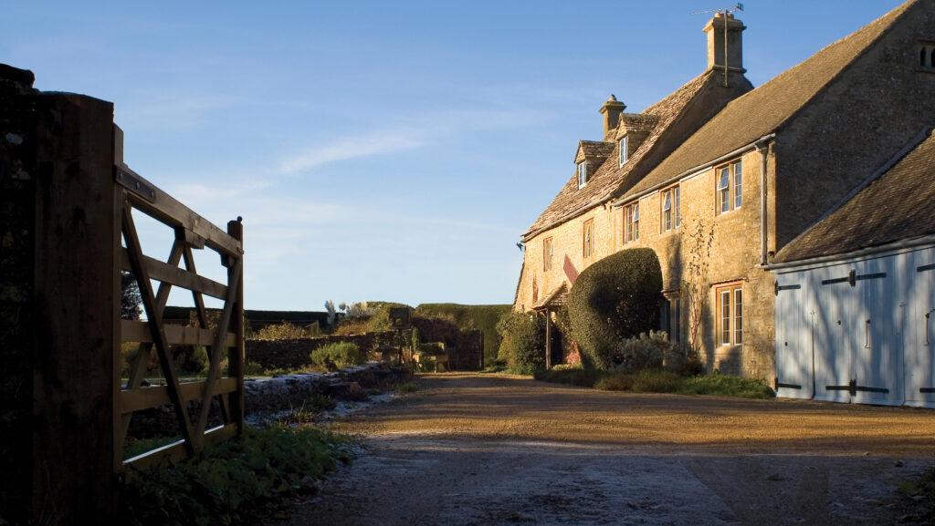 Holiday cottages on a farm