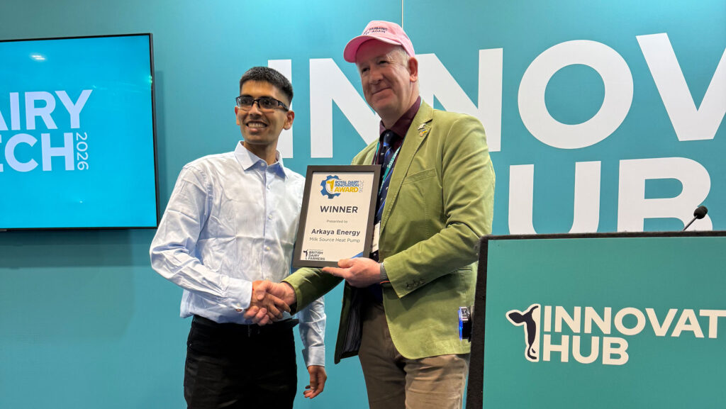 Energy-saving heat pump wins Royal Dairy Innovation Award