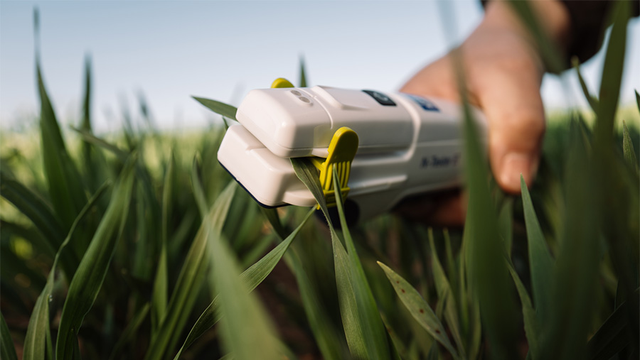 Yara’s N-Tester handheld chlorophyll meter