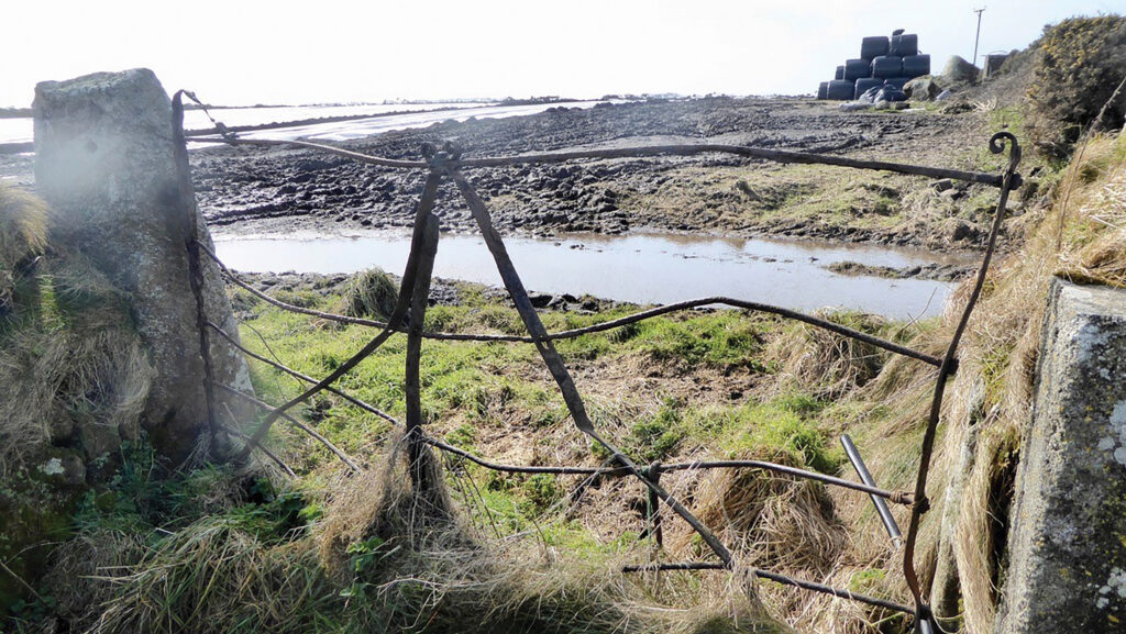 Damaged Penwith Gate