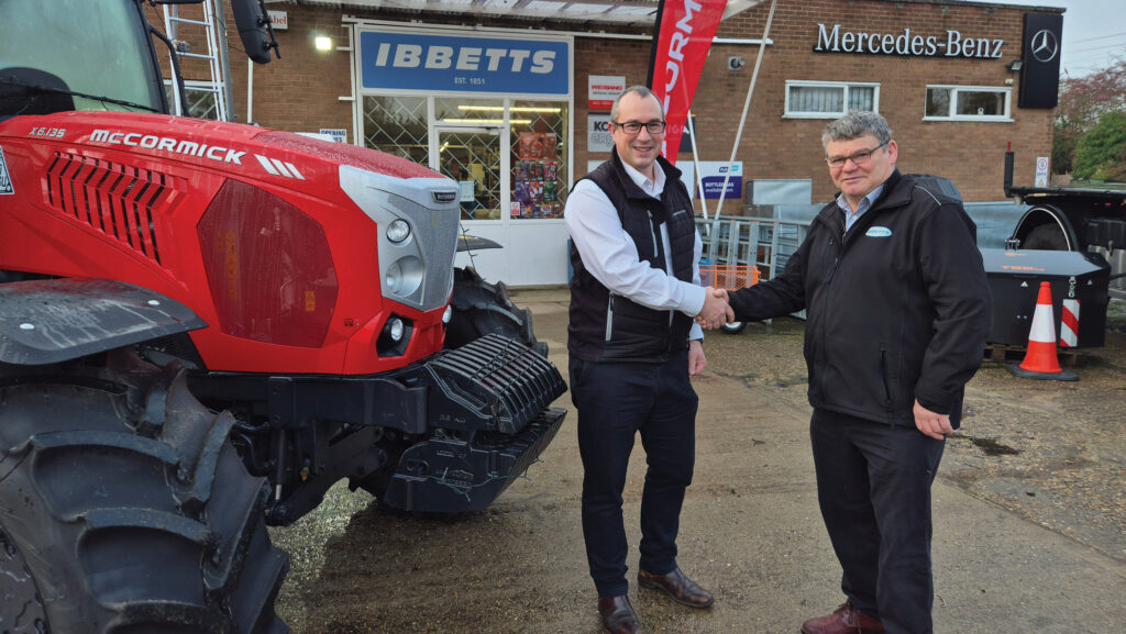 Richard Haines of AgriArgo (left) with Tim Ibbett