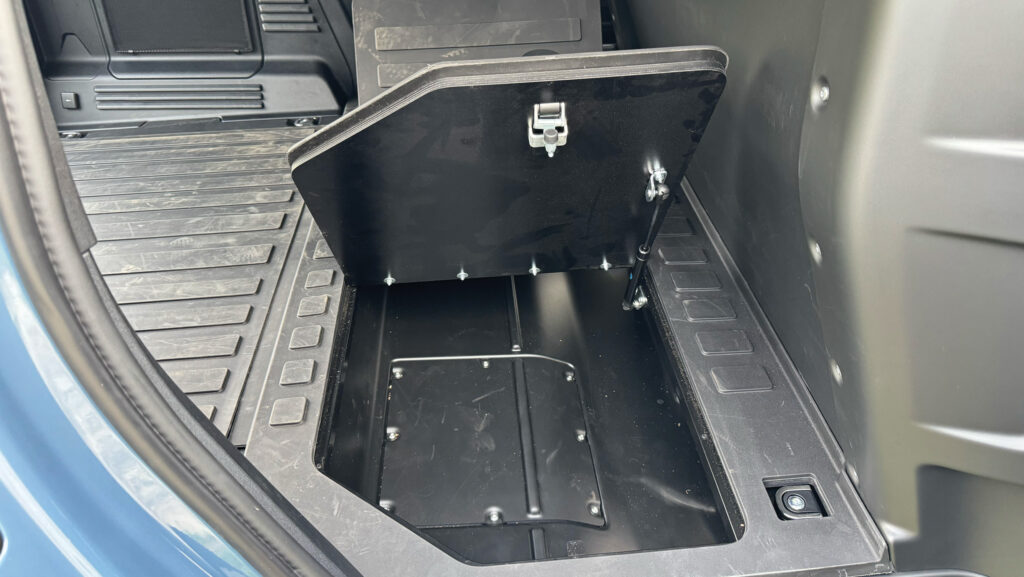 Storage in Land Rover Defender