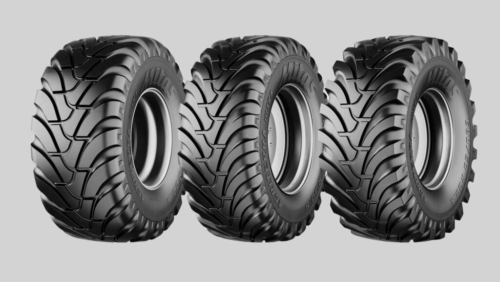  Mitas Agriterra Ultra tyres are available with three differing tread patterns © Mitas