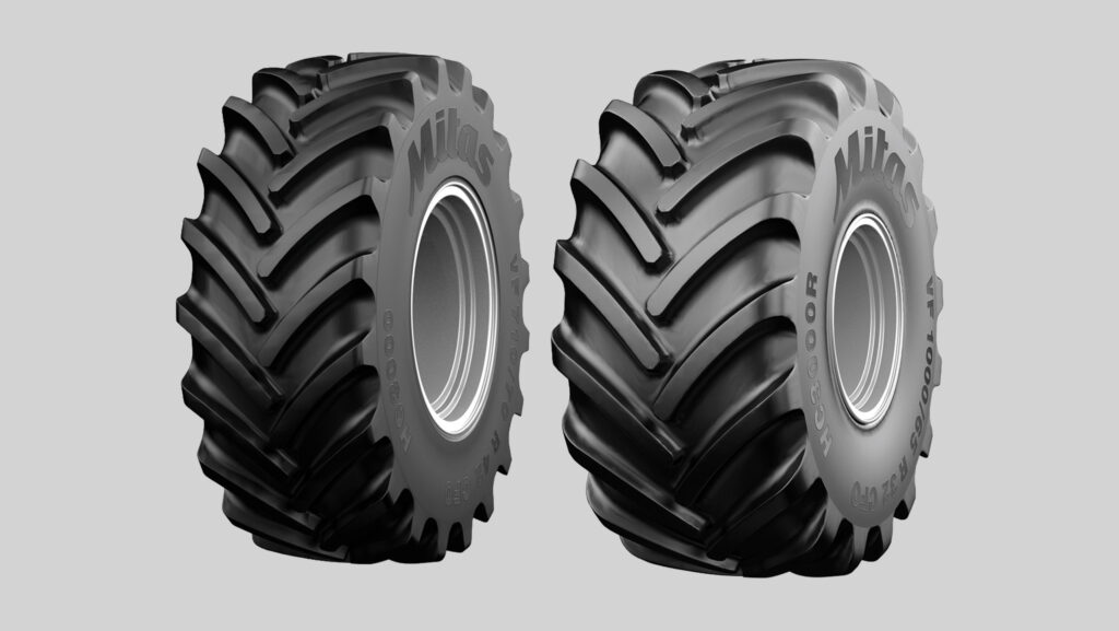 Regular and round tread versions of the HC3000 tyre © Mitas