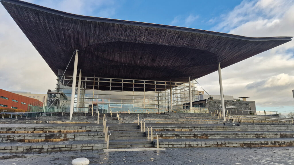 Welsh Senedd exterior