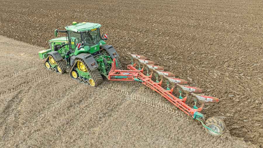 Kverneland 3400B Variomat shear-bolt ploughs