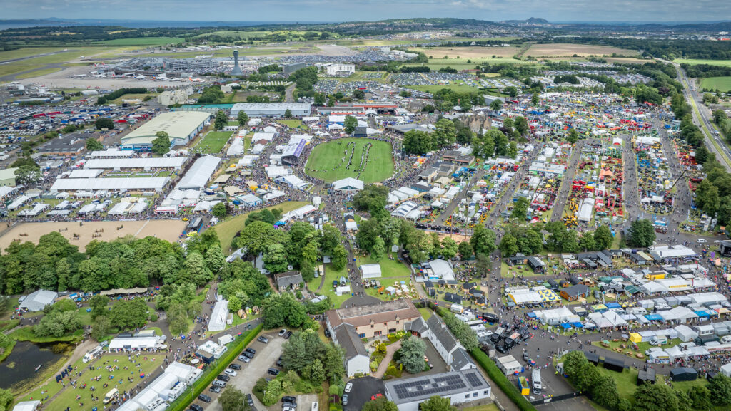 Aerial view of the Royal Highland Show © Muckle Media