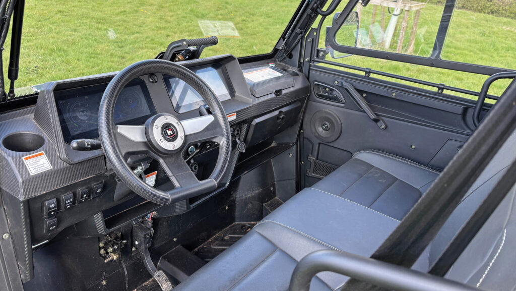 Cab of UTV
