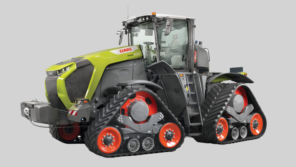 Re-designed track assemblies are among Claas Xerion 12 updates © Claas