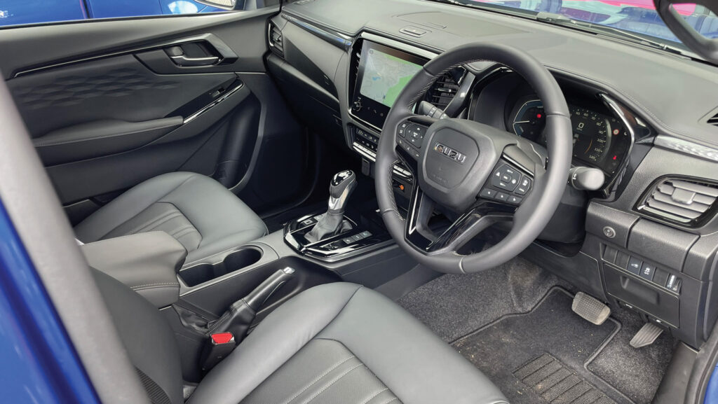 Isuzu D Max EV pickup interior
