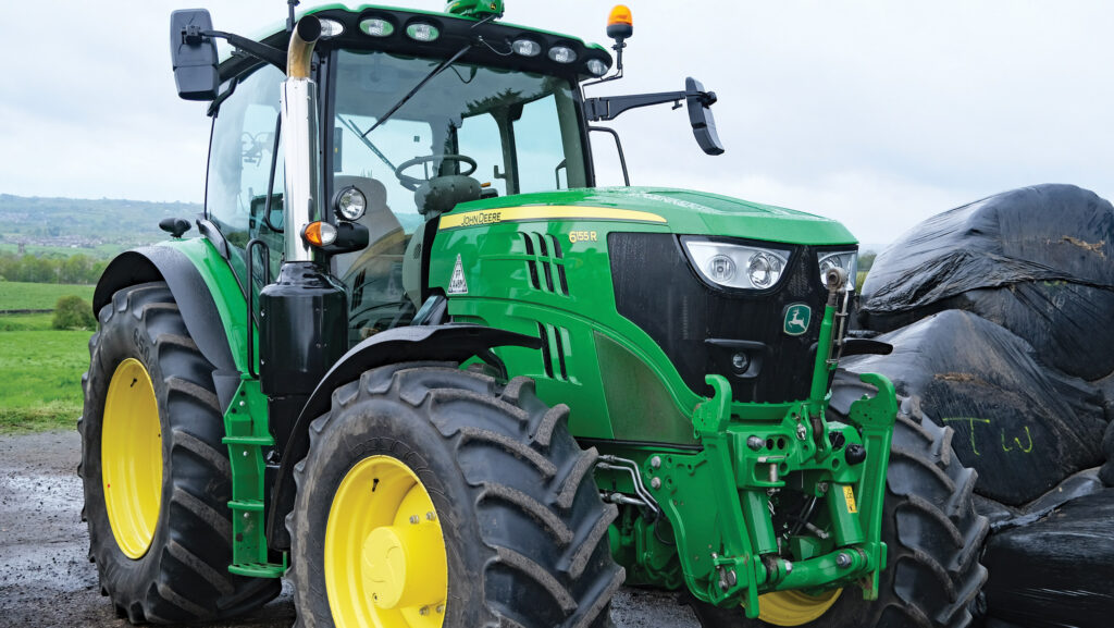 Close-up of tractor