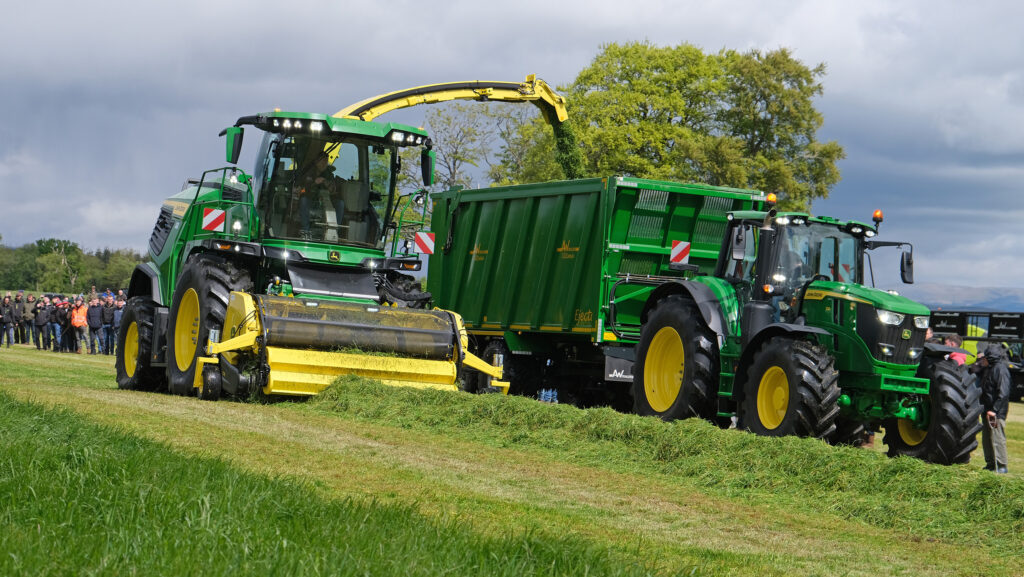 ScotGrass: New John Deere F9 forager lands on UK farms