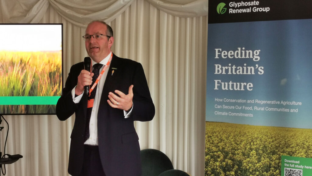 NFU president Tom Bradshaw