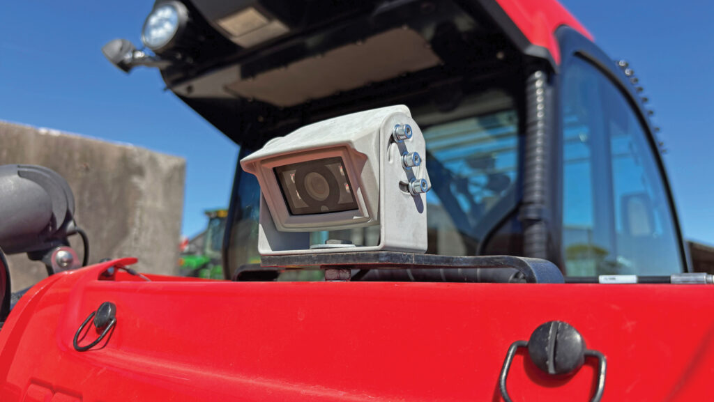 Manitou boom-mounted camera
