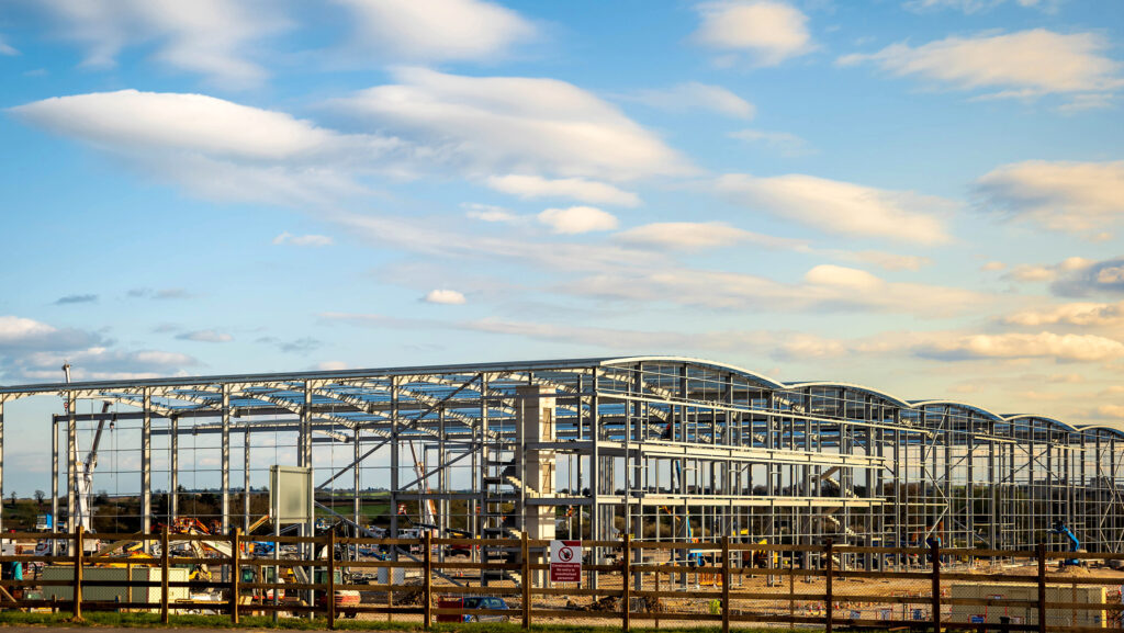 Construction of warehouse