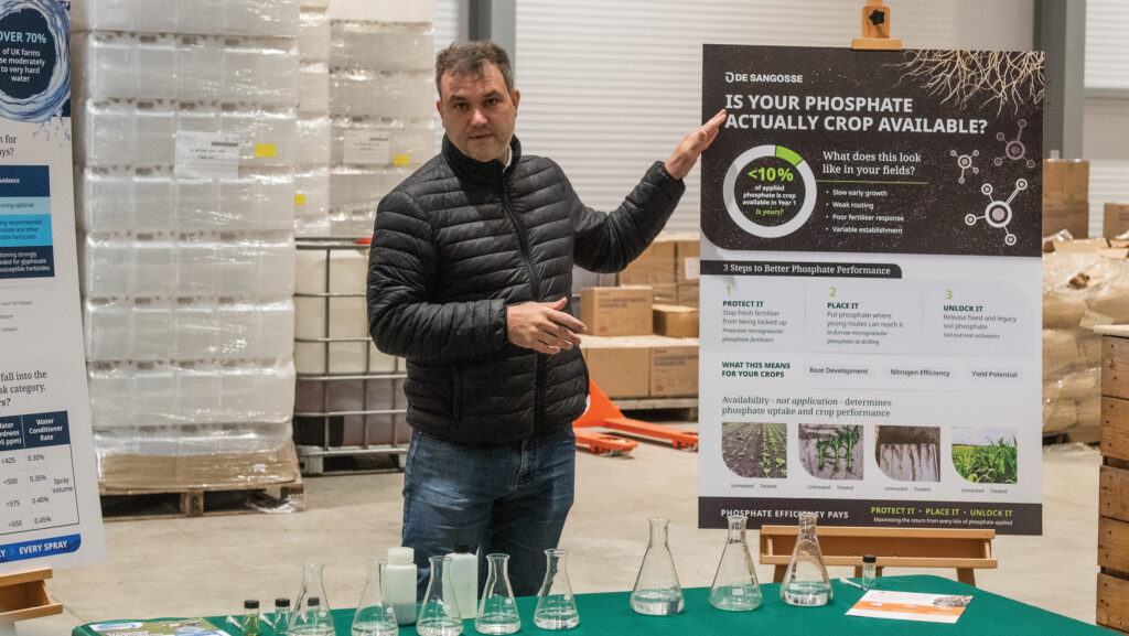 De Sangosse talk at Arable Insights Live at Dyson Farming © Phil Weedon