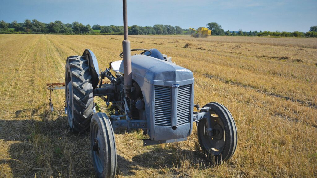 Little Grey Fergie tractor