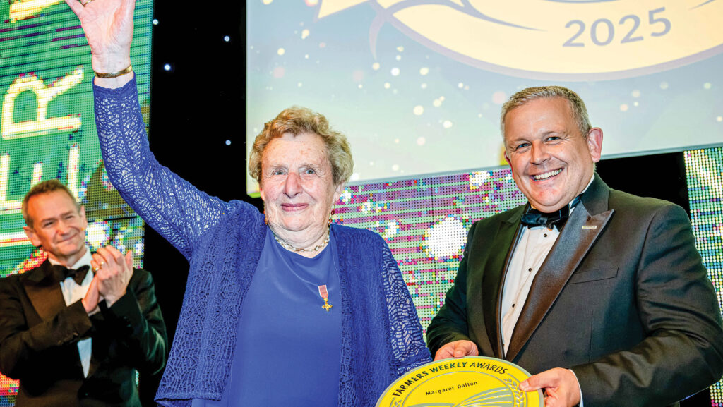 Margaret Dalton won the 2025 Farmers Weekly Lifetime Achievement © Telling Photography