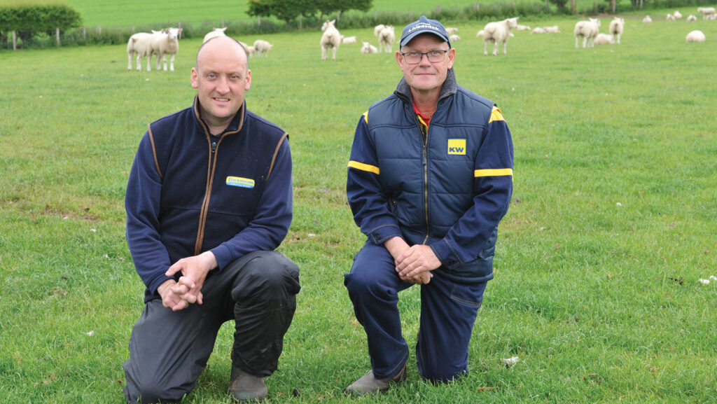 Mathew (left) and David Roberts