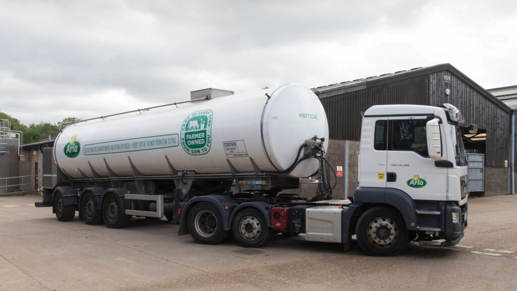 Milk lorry
