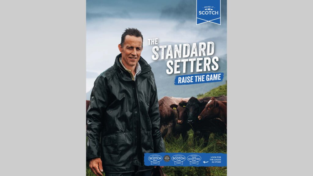 Poster promoting Scotch Beef