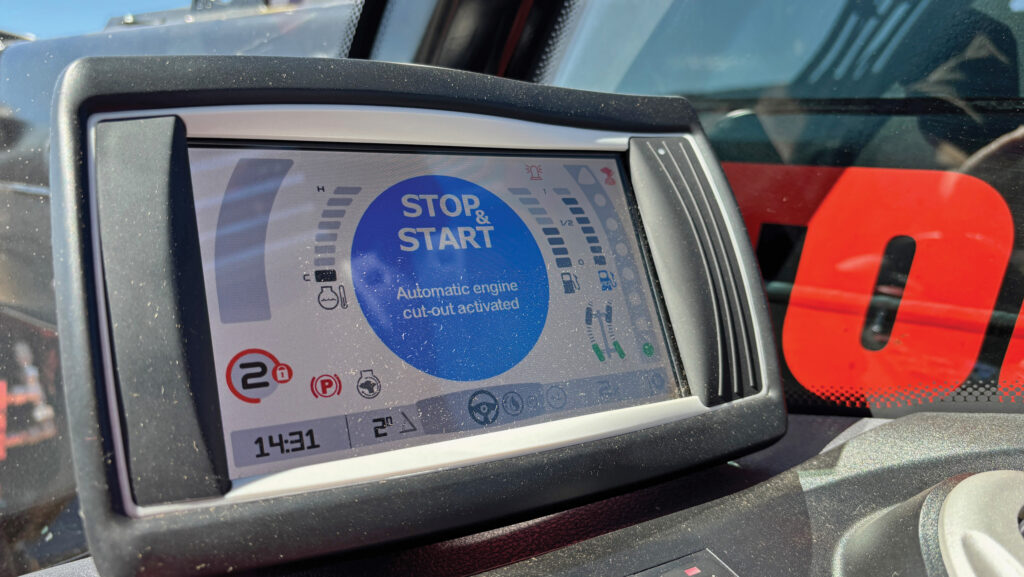 Manitou stop-start function