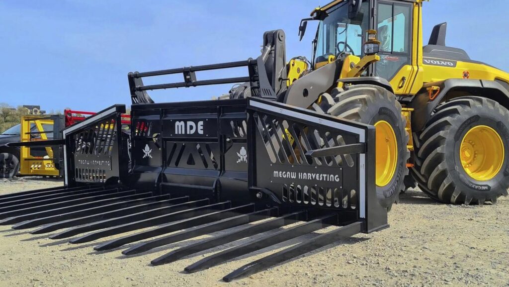 MDE’s big grass forks are now being manufactured by Taylor Attachments © Taylor Attachments