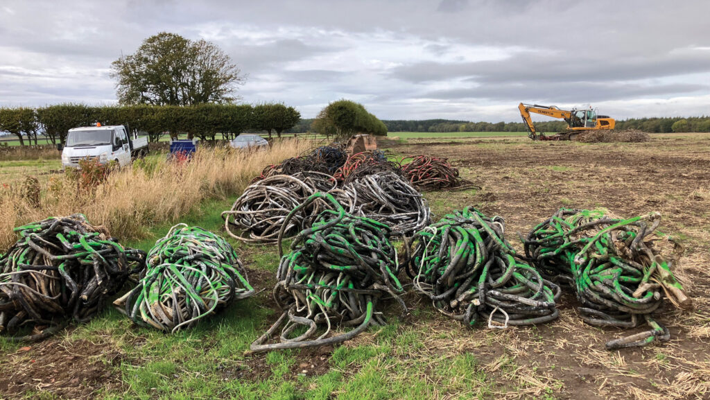 Unused cables can have a significant value © Gilmerton Land Services