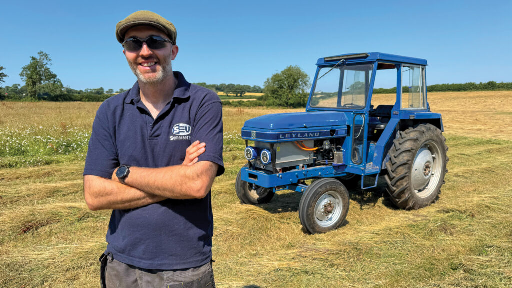 Ben Bament with the Leyland 255
